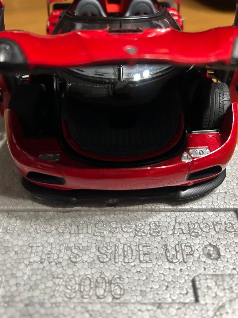 希少 1/18ダイキャスト Autoart ケーニグセグ アゲーラ レッド - メルカリ