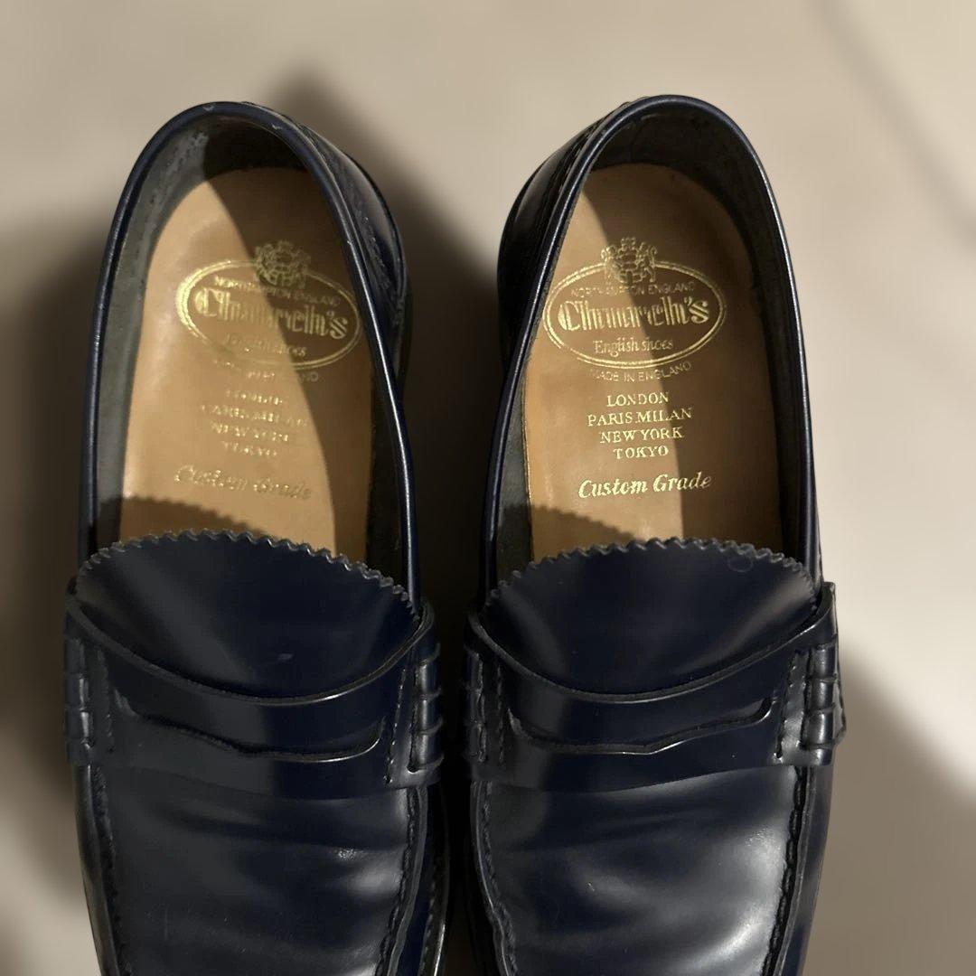 チャーチ church's tunbridge ネイビー サイズ5.5 - メルカリ