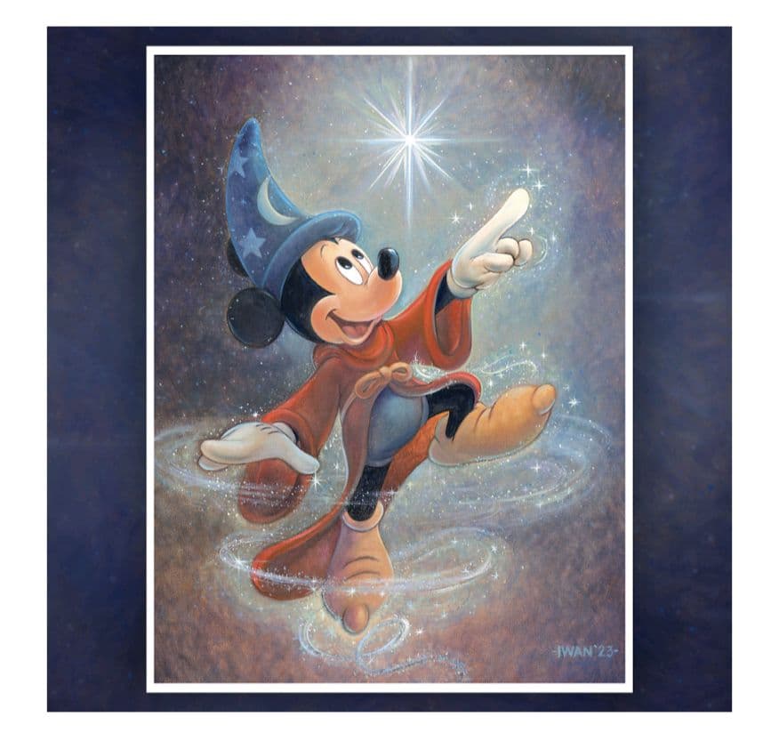 ディズニー100周年 ミッキー リトグラフ - メルカリ