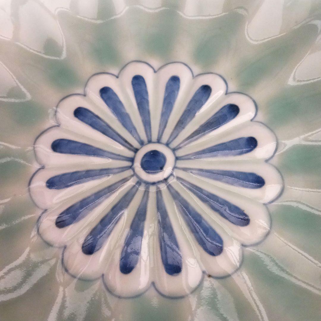 古伊万里 菊文皿 22センチ - メルカリ