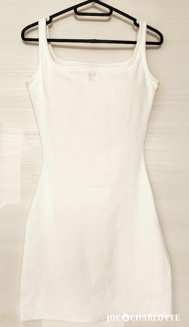 ダーリッチ darich シェイプリブカットミニワンピース ホワイト FL