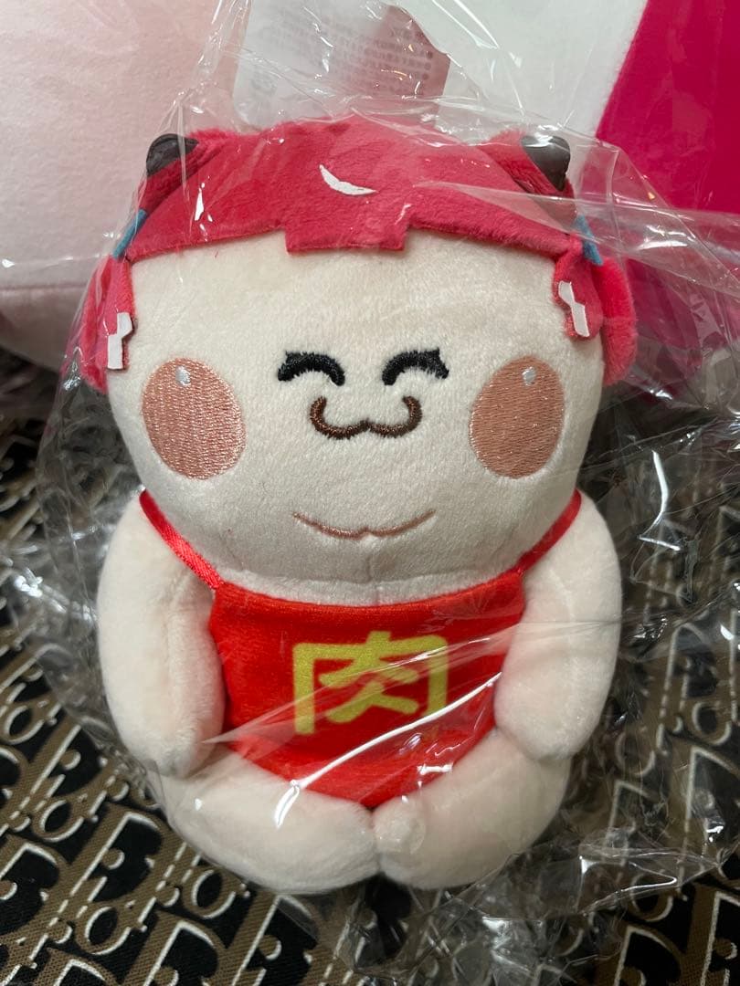 赤見かるび デブかるび カラビナ付き 肉太郎(小)通常ver ぬいぐるみ(寝