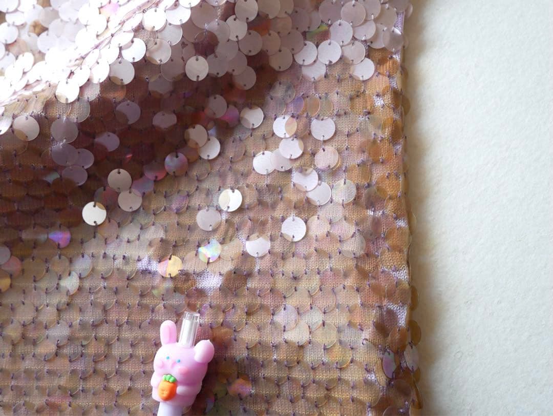 ESCADA エスカーダ 豪華スパンコール ウールカーディガン 40