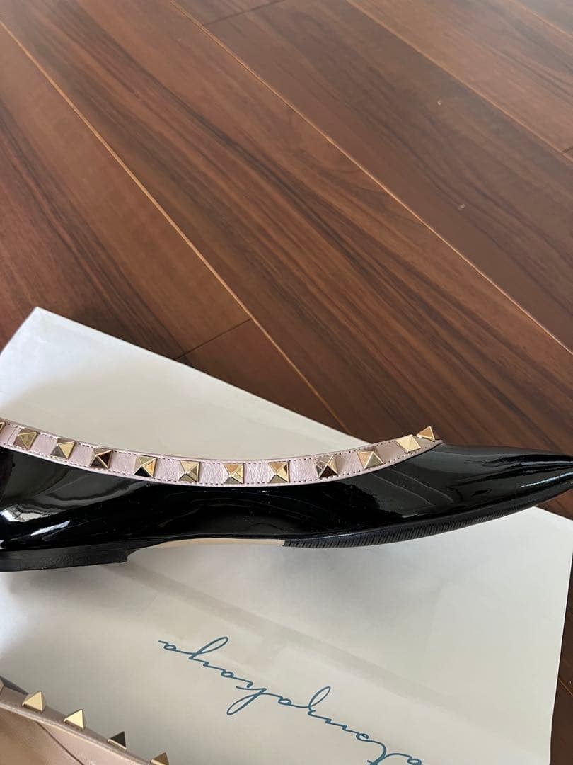 極美品】Valentino Garavaniロックスタッズフラット37