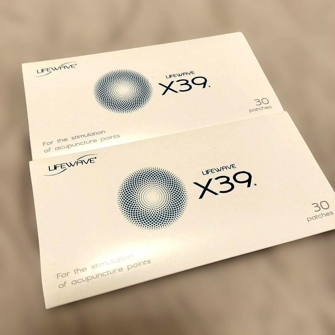 【新品未開封】ライフウェーブ X39 2セット 未開封 30枚入り×2セット＋22枚 (合計82枚) ライフウェーブ X39 幹細胞