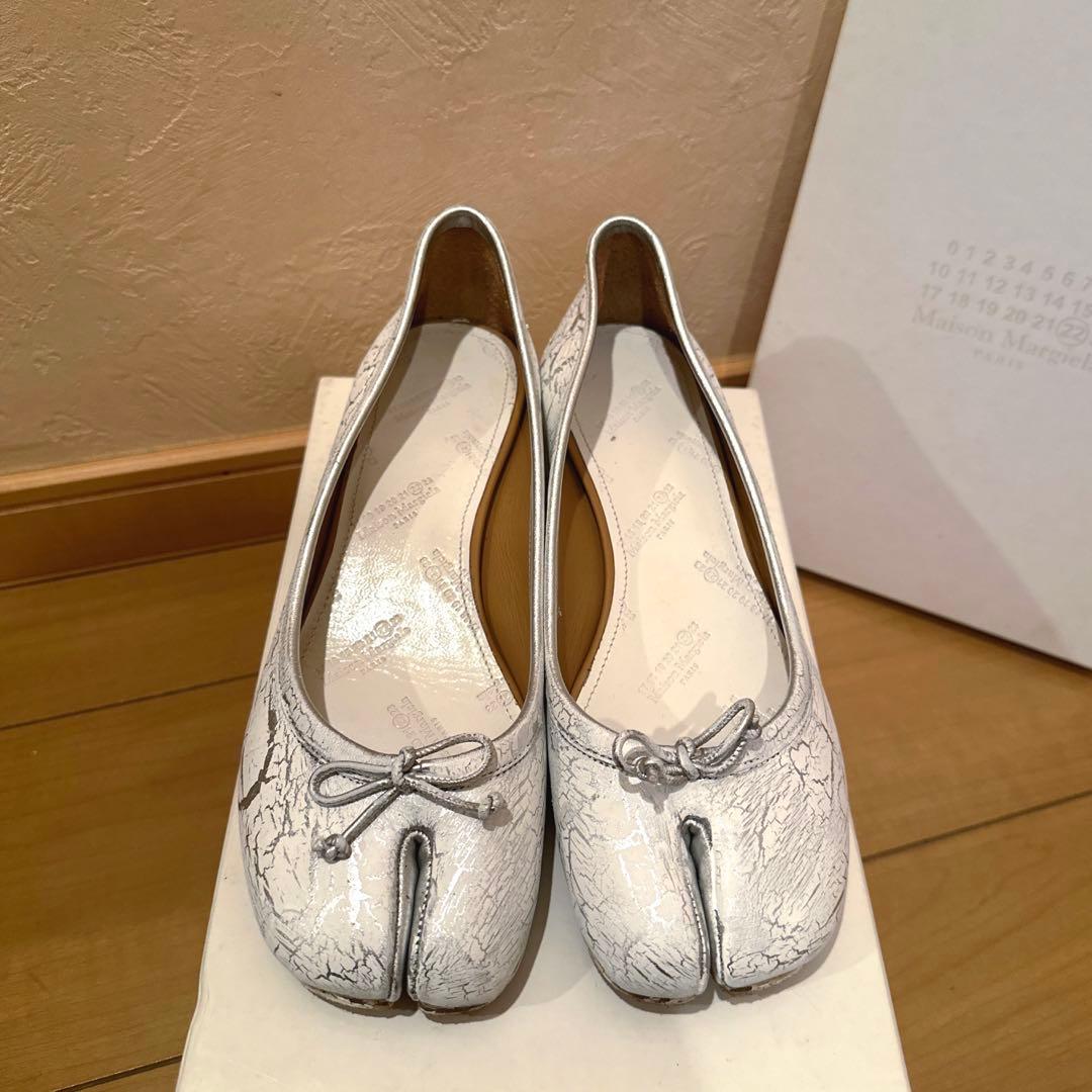 美品】マルジェラ 足袋 パンプス(S58WZ0044) ペンキホワイト - メルカリ