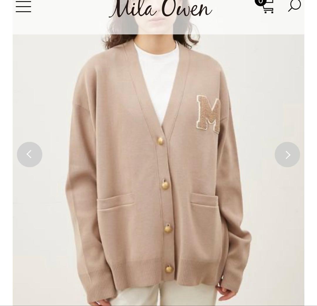 アップリケデザイン金釦Vネックニットカーディガン - メルカリ