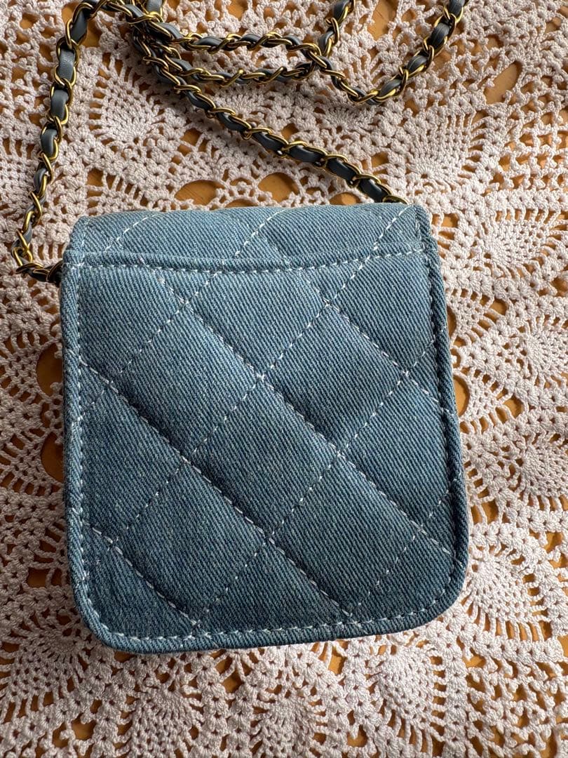 シャネル ノベルティ デニムミニ ショルダーバッグ 未使用 - メルカリ