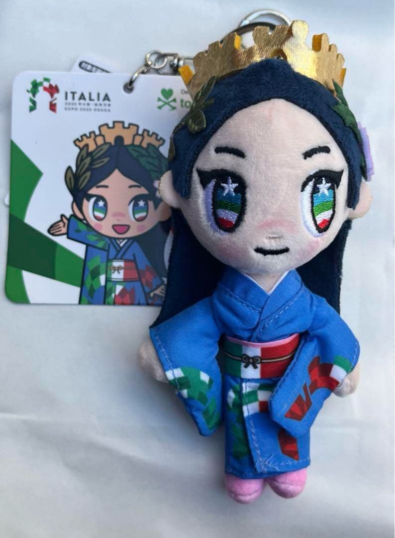 大阪関西万博限定 イタリア館 イタリアちゃんマスコットキーホルダー