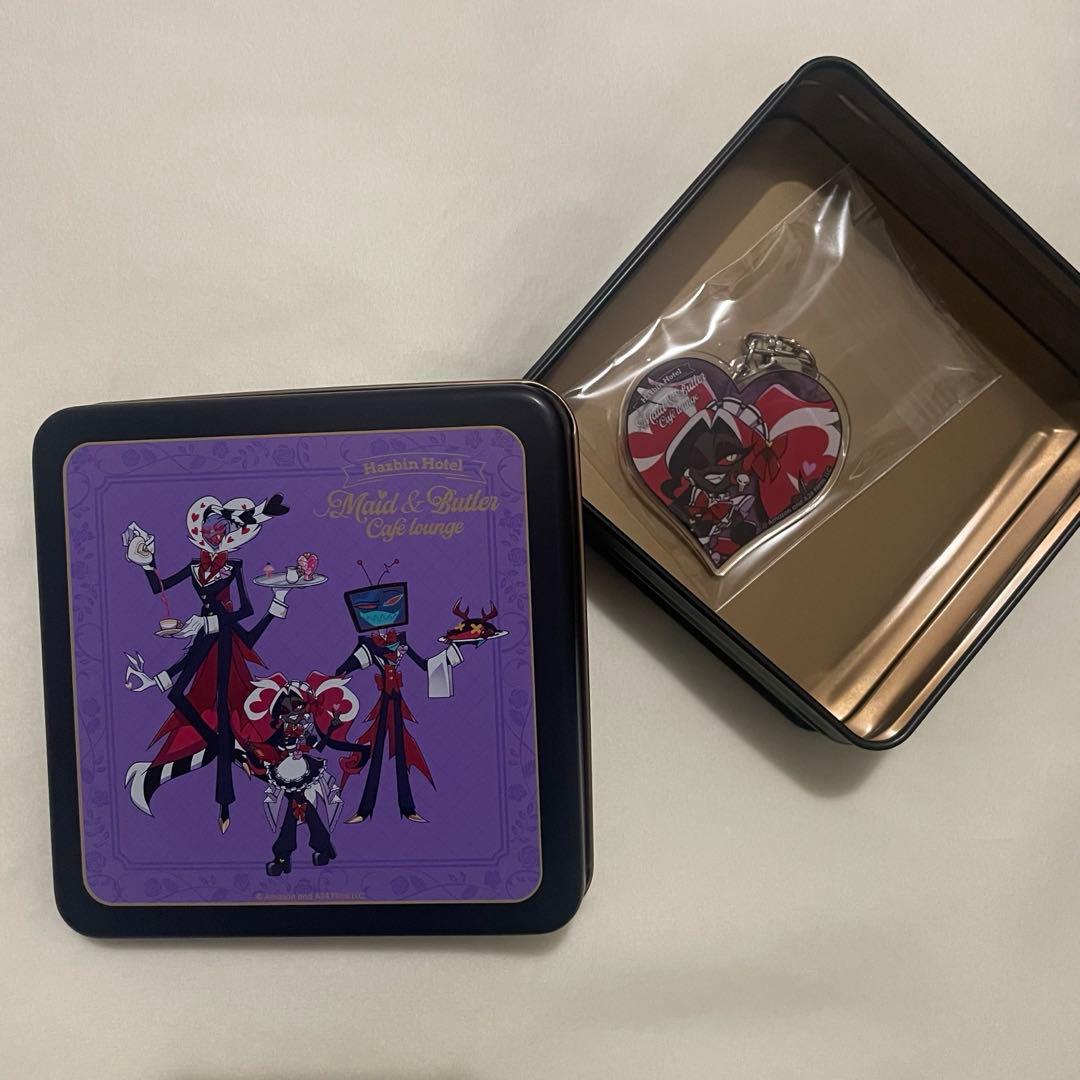 ハズビンホテル】スクエア缶ケース（ベルベット） - メルカリ