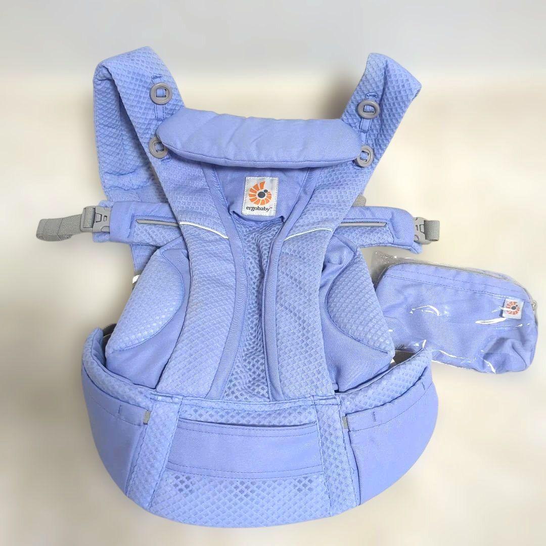 ✨希少カラー✨エルゴベビー抱っこひもオムニブリーズ　ブルーラベンダー ergobaby（エルゴベビー） オムニブリーズ ブルーラベンダー ERGO baby