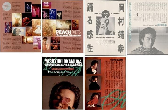 岡村靖幸 雑誌 切り抜き 250P ◇貴重！インディーズ～／ほぼページ欠け