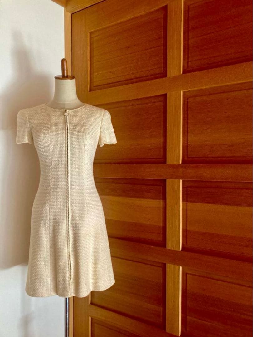 CHANEL ワンピース ココマーク 特価 クリーニング済 ガーメントカバー