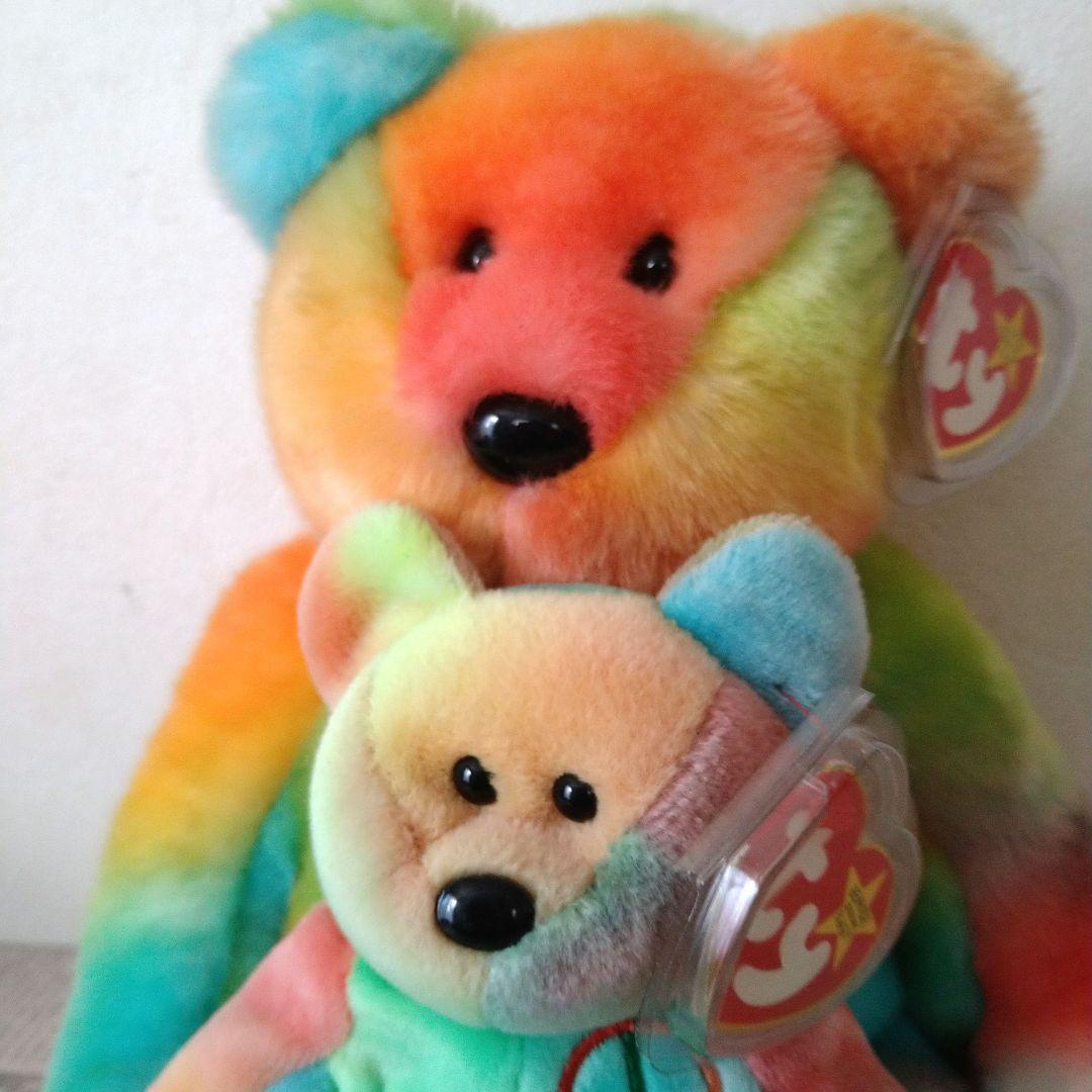 Tyビーニーベイビーズ ビーニーバディ ピース クマ 2体セット - メルカリ