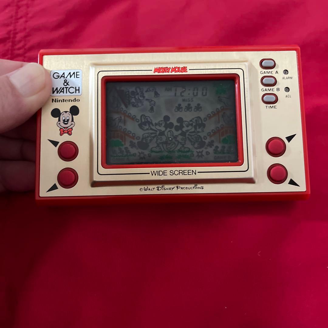 電池フタ無 ミッキーマウス ゲームウォッチ 任天堂 GAME & WATCH