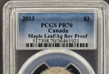 銀貨 プレミアコイン 最高グレード世界に3枚 カナダ 2013年 メイプル