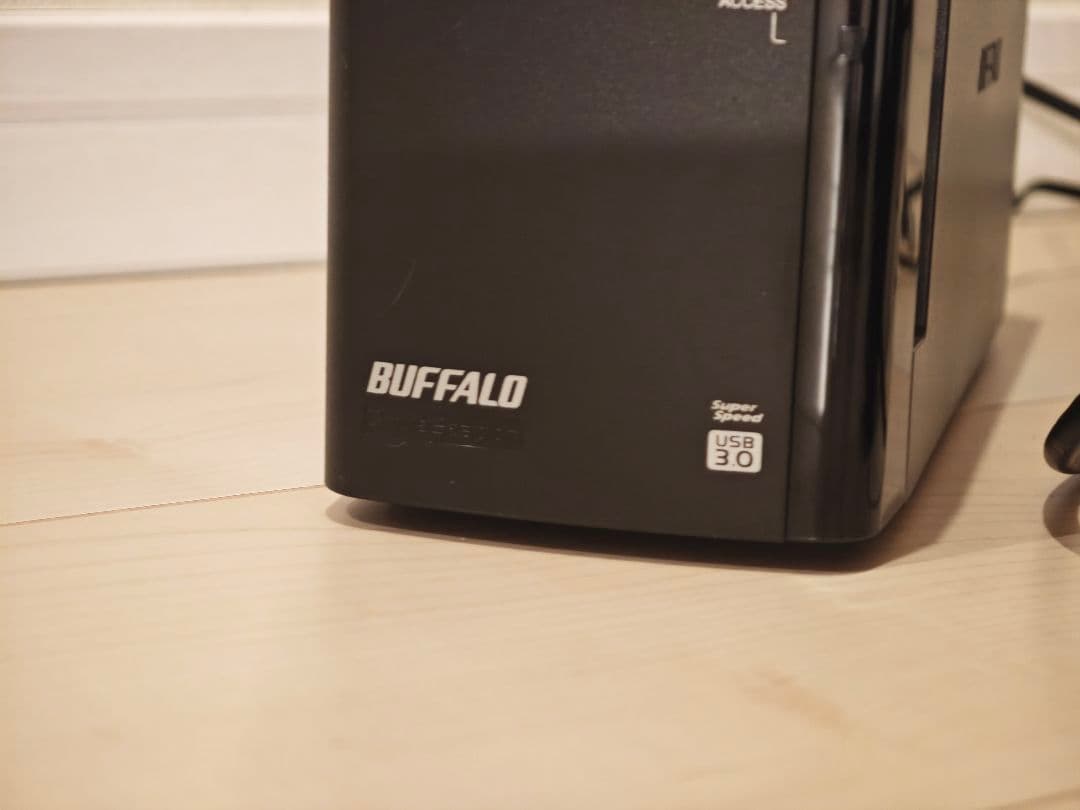 BUFFALO RAID1対応 USB3.0用 外付けハードディスク 2TB