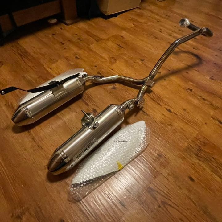 CRF250 L M MD38 用 無限 2本出しフルエキゾースト マフラー - メルカリ