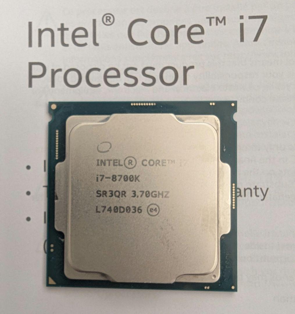 Intel Core i7-8700K LGA1151 CPU - メルカリ