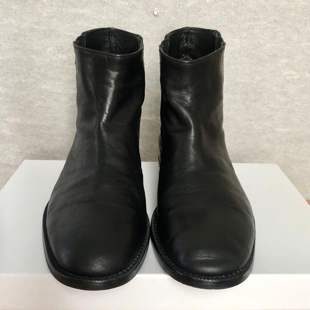 極美品⭐️MABATAKI美雨ショートブーツ《ヒールには本物の青い紫陽花✨》