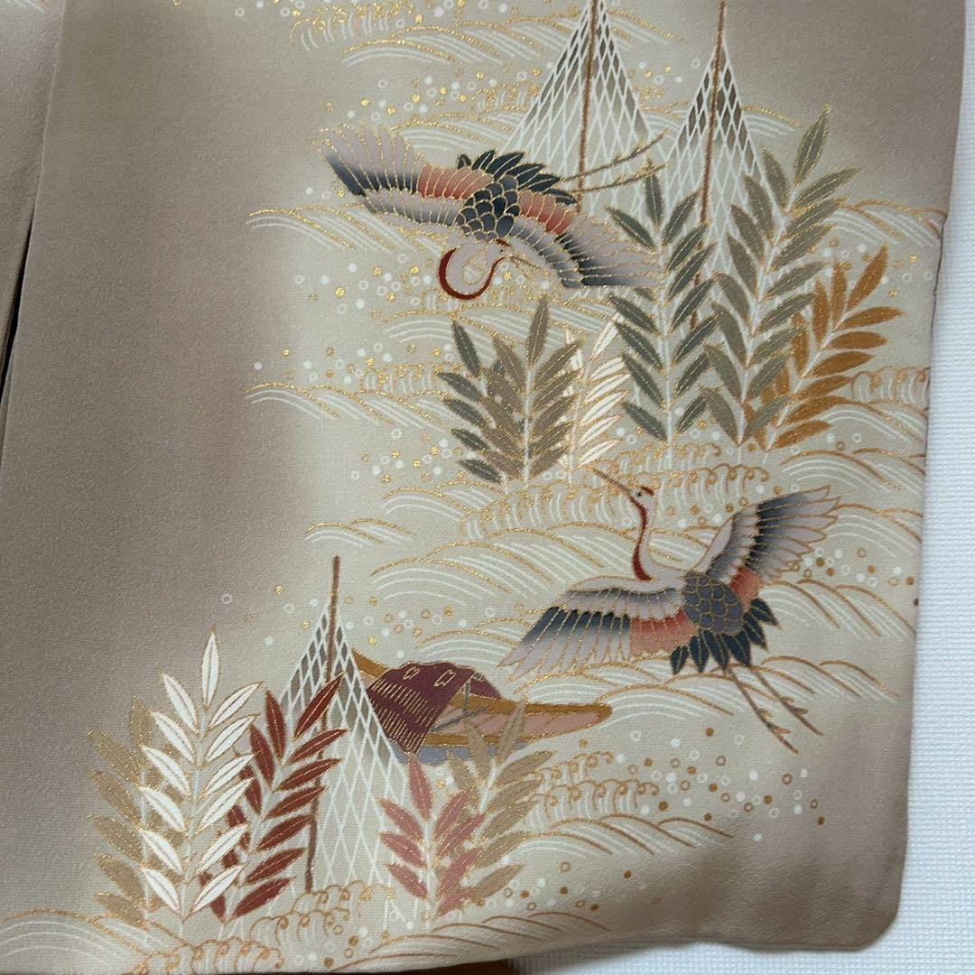 モ26 未使用近い 美品 袷 正絹 友禅 訪問着 フルセット - メルカリ