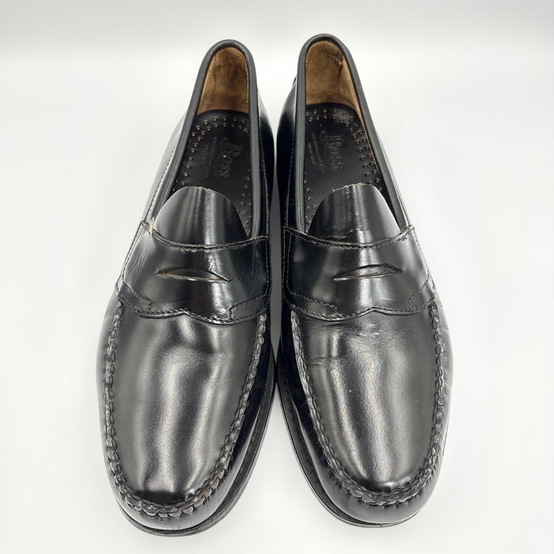 G.H.BASS WEEJUNS LOGAN ペニーローファー 黒 US9