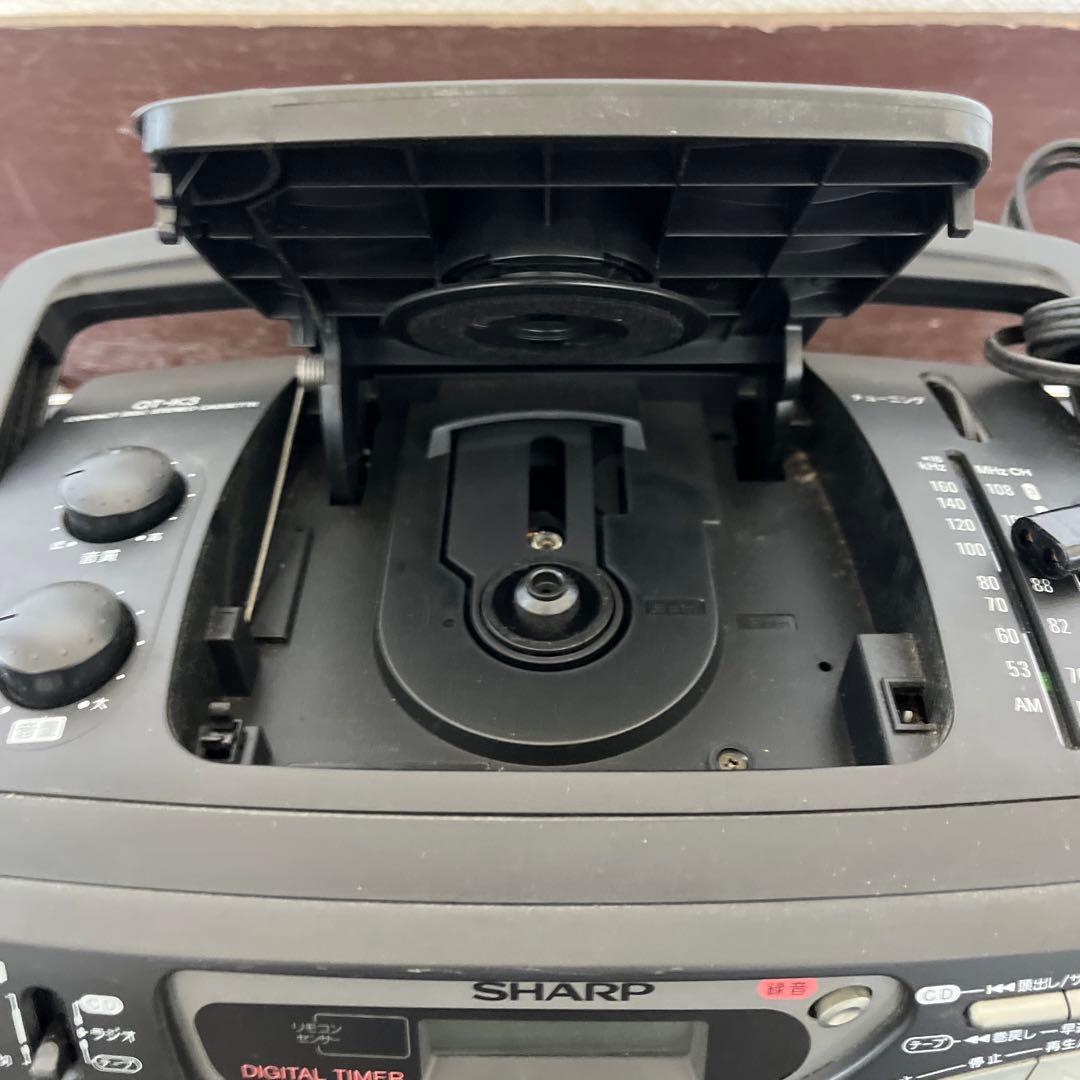 SHARP CDラジカセ QT-K3 - メルカリ
