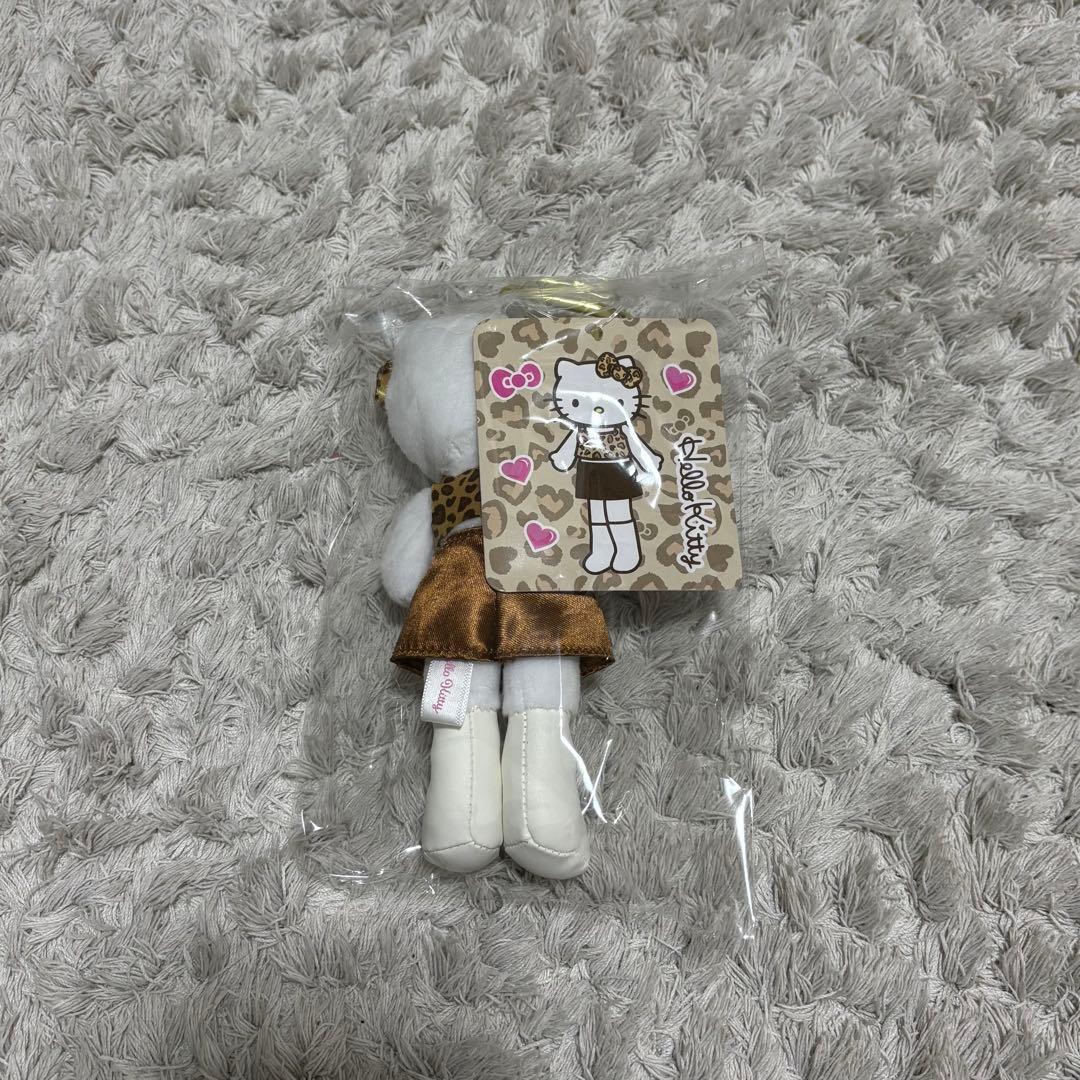 ハローキティ ヒョウ柄 キーホルダー 足長 ぬいぐるみ - メルカリ