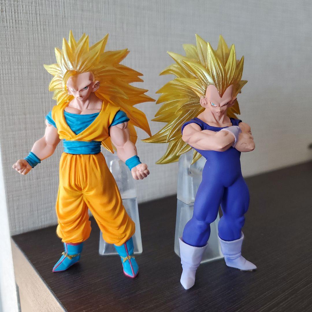 ドラゴンボールガチャ スーパーサイヤ人3 悟空、ベジータセット