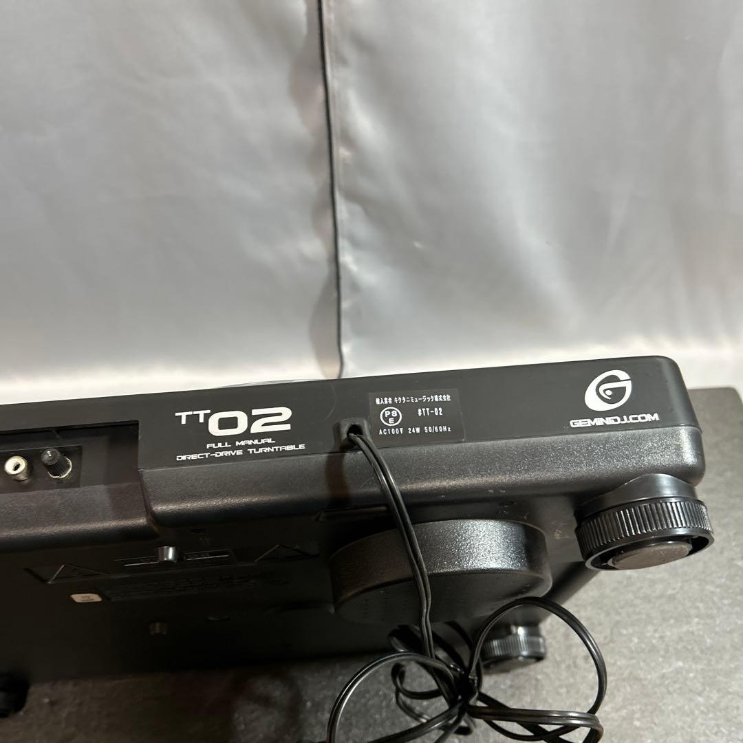 動作品 Gemini TT02 ターンテーブル DJ 音楽 ストレートアーム - メルカリ