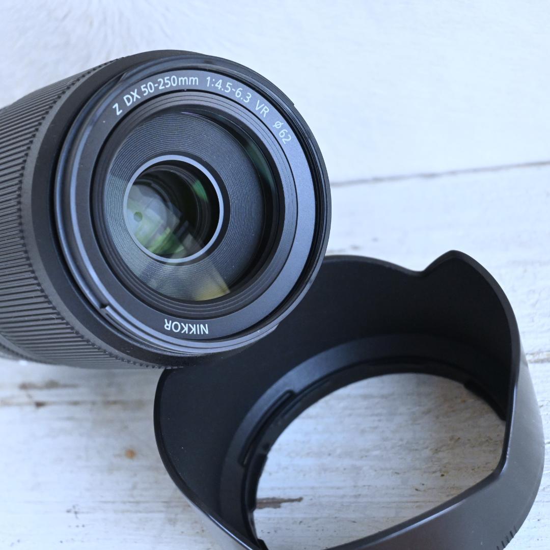 NIKKOR Z DX 50-250mm F4.5-6.3 VR フード付　美品