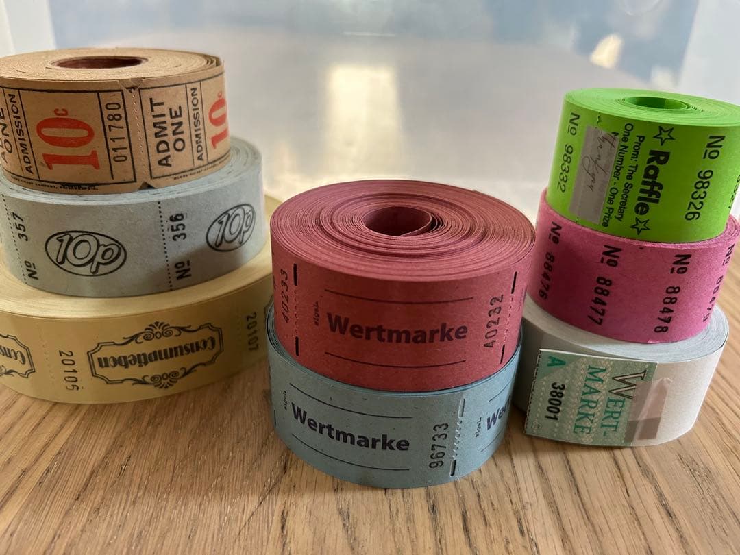 ロールチケット　8ロールセット 券売機ロール紙 食券 チケットロール STK5730035P-5K64 57.5×300m×35