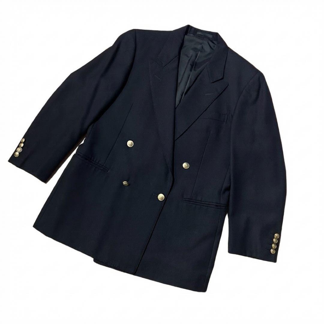 ゆ*可様 Burberrys 金ボタン ダブルブレスト 紺ブレ - メルカリ