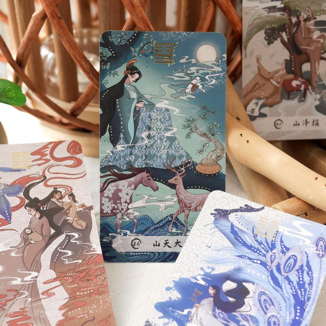 正規品イーチンオラクルカード】美麗＆幻想的な古典伝統✨変化がテーマ