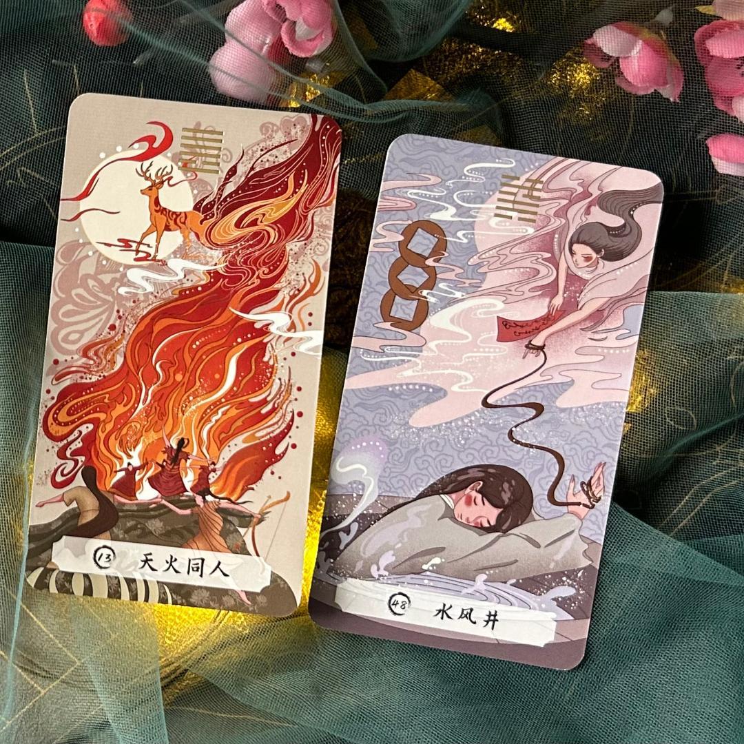 正規品イーチンオラクルカード】美麗＆幻想的な古典伝統✨変化がテーマ