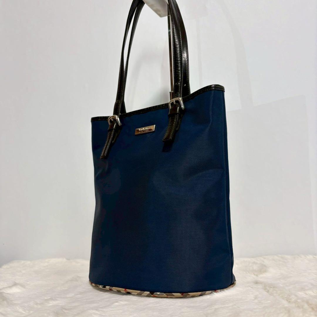 美品】バーバリー ブルーレーベル トートバッグ ハンドバッグ ノバ