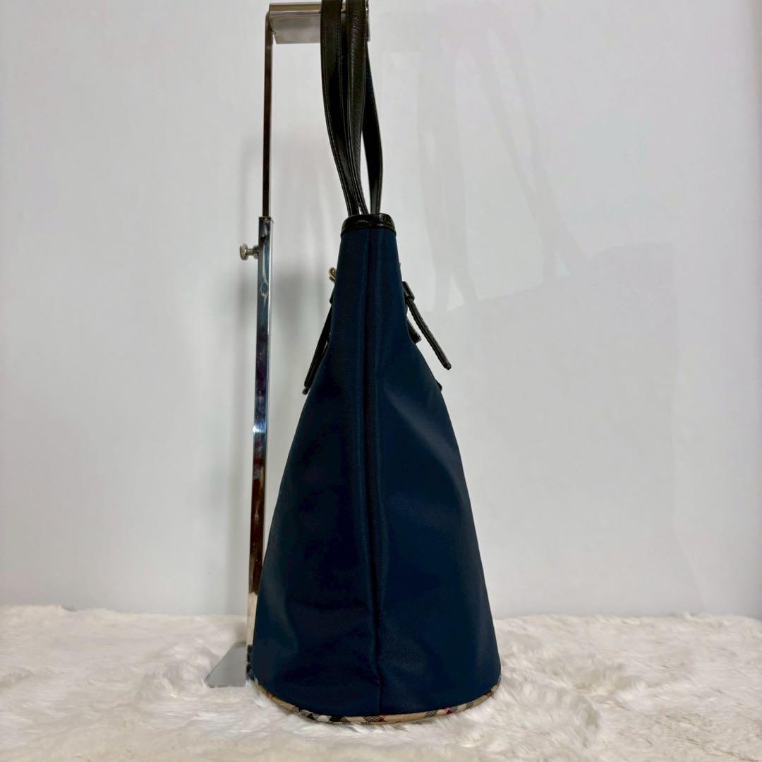 美品】バーバリー ブルーレーベル トートバッグ ハンドバッグ ノバ