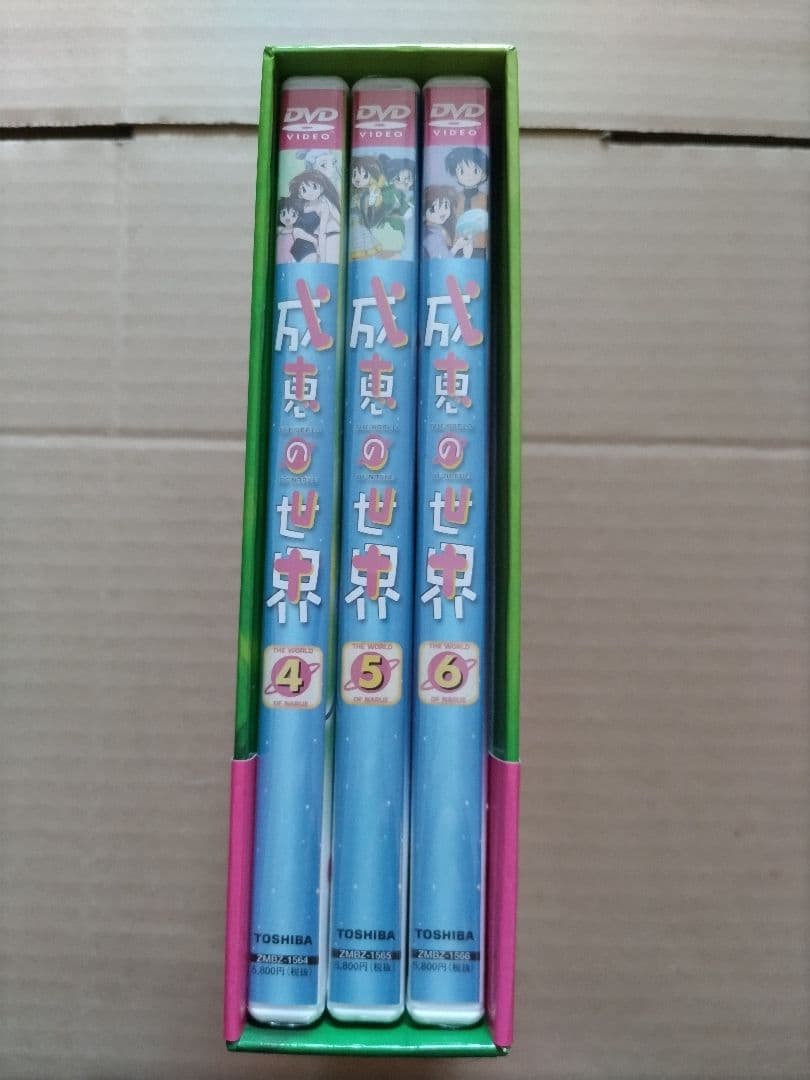 成恵の世界 DVD 4~6巻 初回生産限定セット
