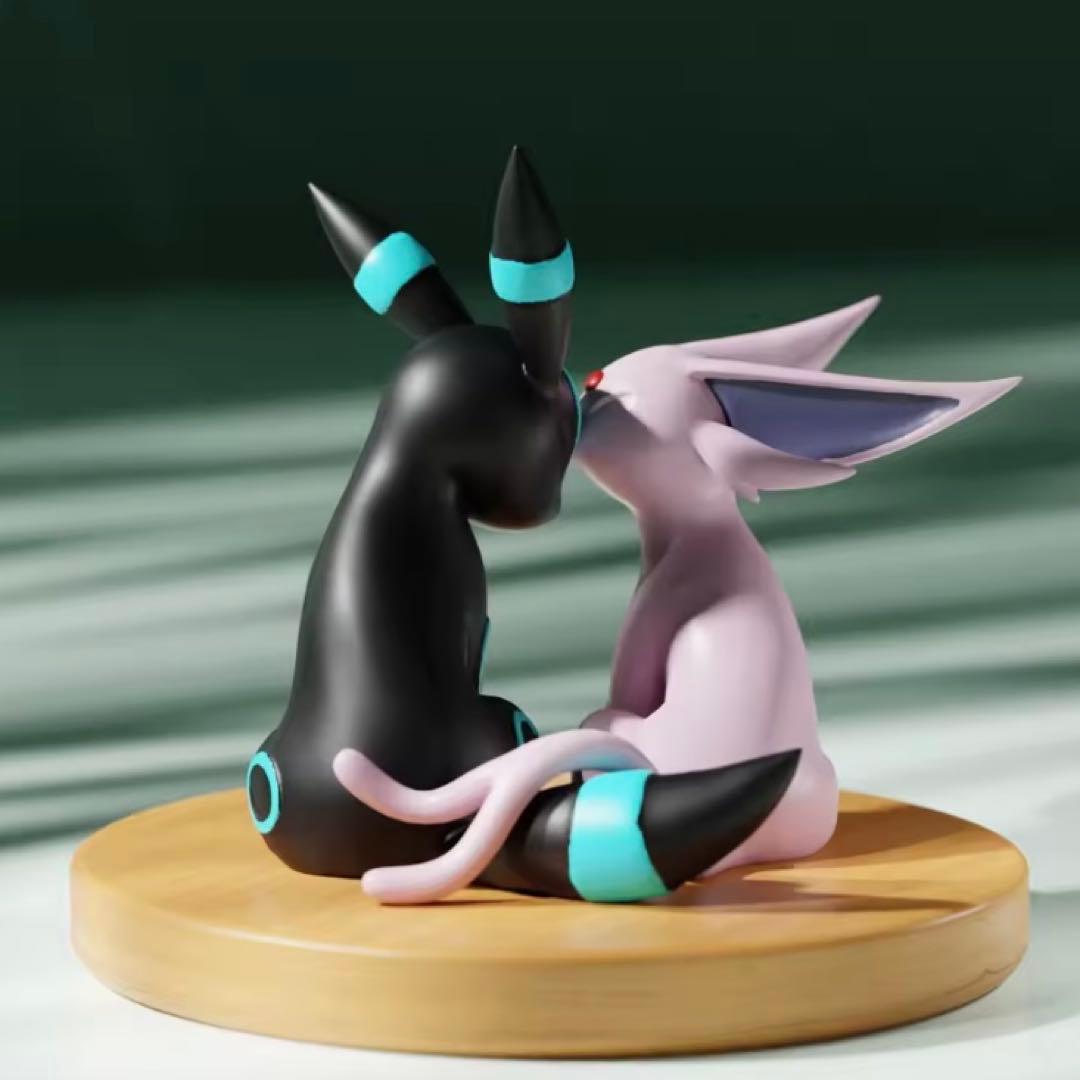 ポケモン エーフィ 色違いブラッキー 仲良し フィギュア - メルカリ