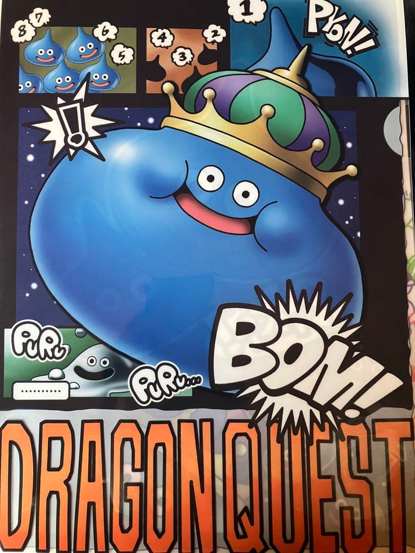 激レア】ドラゴンクエスト スライム系 クリアファイル両面イラスト