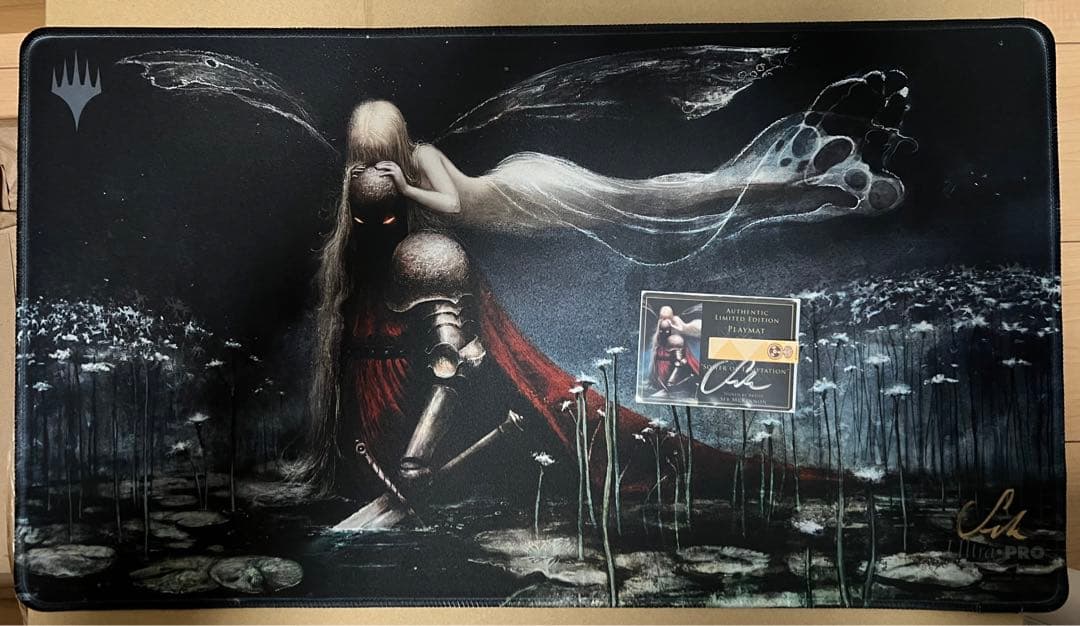 誘惑蒔き/Sower of Temptation サイン入りプレイマット Seb 誘惑蒔き/Sower of Temptation サイン入りプレイマット Seb