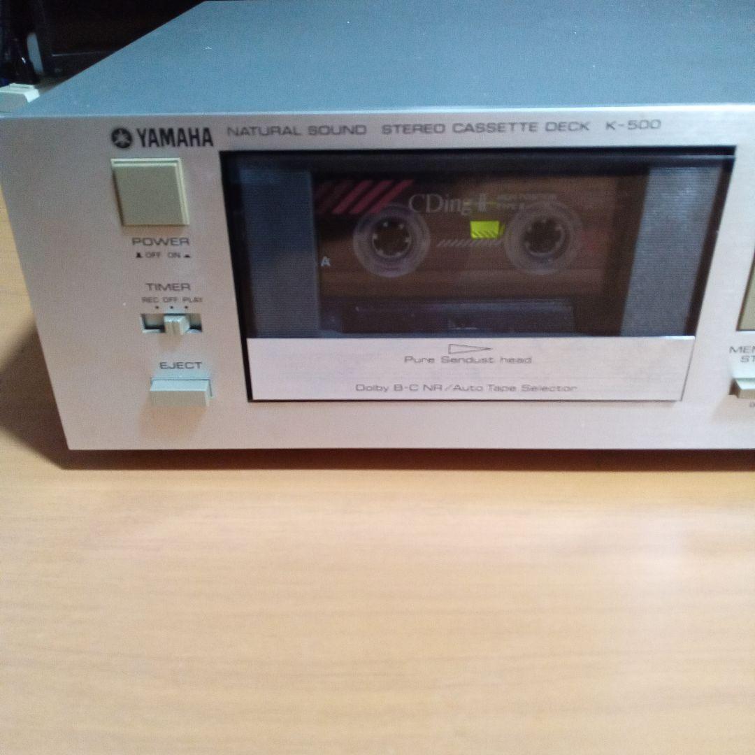 YAMAHA K-500 カセットデッキ 昭和レトロ 再生ok - メルカリ