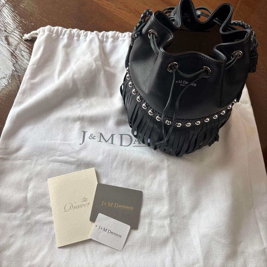 美品J&Mdavidsonドゥロワーdrawer別注　スタッズカーニバル　M 新品同様/ J&M Davidson ジェイアンドエムデヴィッドソン Drawer別注