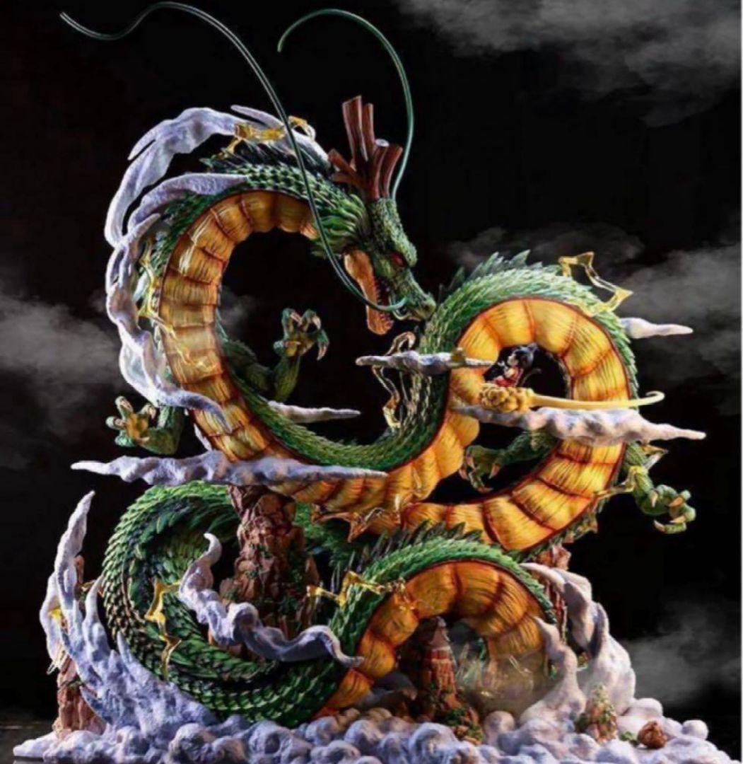 ドラゴンボール 海外の巨大ジオラマフィギュア 神龍&悟空 - メルカリ