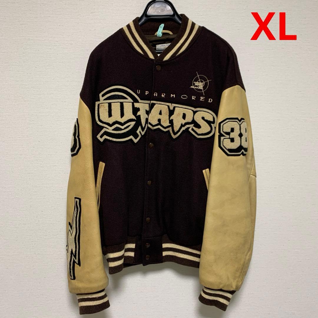 様 WTAPS スタジャン XL 初期 レザー ダブルタップス スタジアムジ
