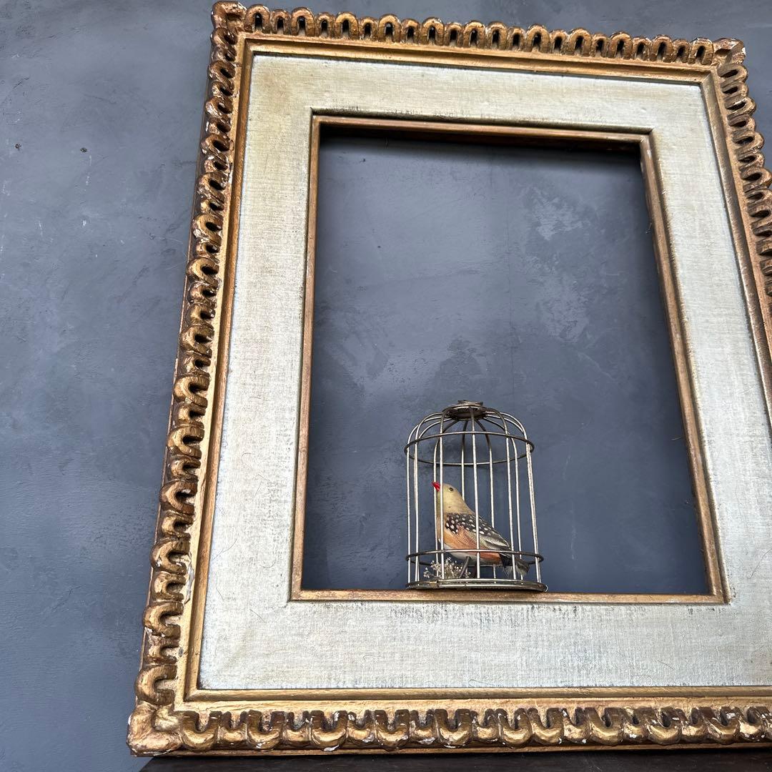 瞬間大幅お値下げ❣️希少品❣️アンティーク　木製額縁　ディスプレイに！ 大型対応水彩額縁 クラシックな古代ブラウン OS23 | 額縁の通販 アート