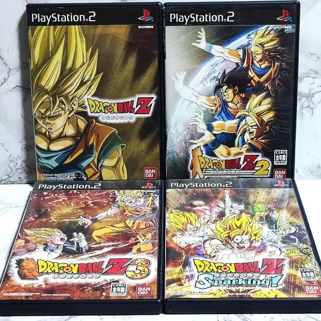 PS2ソフト ドラゴンボールZ 四本セット ACT/格ゲー 【匿名配送