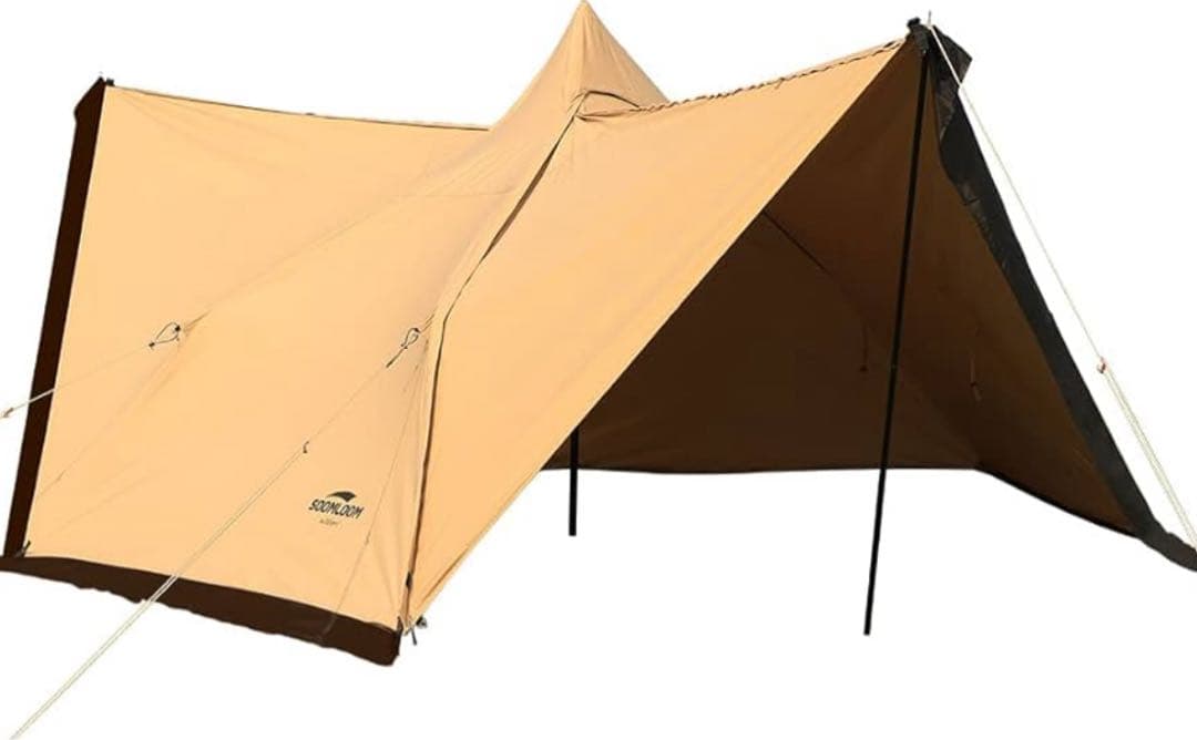 【Soomloom】二人用テントHAPI 2P (前後出入口)+フロントフラップ 公式]SOOMLOOM official shop / Soomloom ドアパネル HAPI 2P テント