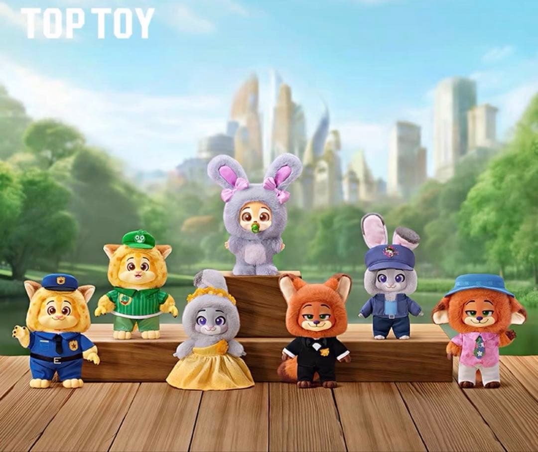 TOPTOY 新作ズートピア2 ぬいぐるみペンダント 1ボックス(6個入り) Qoo10] TOPTOY 【公式正规品】ズートピア2 新たな旅シリ