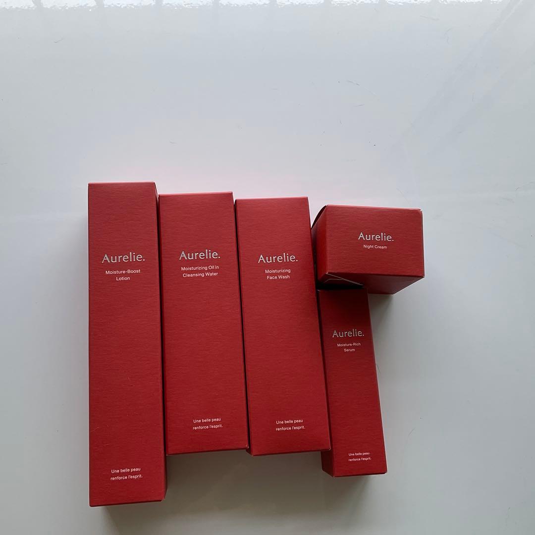 Aurelie クレンジング・スキンケア 5点セット オレリースキンケア5点セット Aurelie スキンケアセット 5点セット